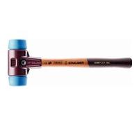 Maillet HALDER SIMPLEX TPE souple avec boîtier en fonte malléable et manche en bois - D=80 mm - 3001.080 G