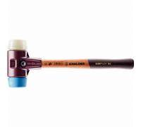 Halder Maillet Simplex 30 mm – Tête TPE doux/Nylon, manche bois – Modèle 3018.030