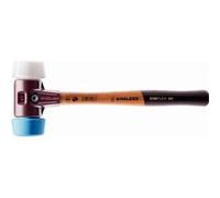 Maillet HALDER SIMPLEX TPE souple/ superplastique avec boîtier en fonte malléable et manche en bois de haute qualité - D=50 mm - 3017.051 G