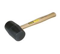 Maillet manche bois tête caoutchouc STANLEY 1-51-104 ø71 mm