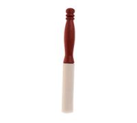 Maillet pour Bol Chantant Bol chantant, maillet en caoutchouc, bâton batteur, manche bois, pyramide musicale, outil for bol cristal, accessoires(Rubber Red)