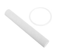 Maillet pour bol chantant en cristal 1 lot blanc caoutchouc peau de mouton | Coussin inclus, format petit et léger, facile à transporter et à ranger, son apaisant pour