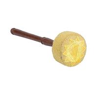 Maillet pour Bol Chantant Tibétain, Bâton en Bois Dur avec Feutre, Fait Main, Jaune, Accessoire Bouddhisme