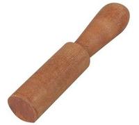 Maillet pour bol chantant tibétain - Bois - 12 cm Marron