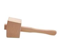 Maillet pour marteau à glace, maillet en bois, marteau multifonctionnel pour menuiserie, marteau en bois portable, maillet pour sculpter du bois pour installer des objets, burins