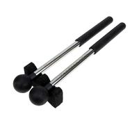 Maillet pour Tambour Langue avec Support, Poignée Antidérapante Noire | Métal et Caoutchouc, Bords Polis et Prise Facile, Contemplation, Yoga, Accessoire avec Support
