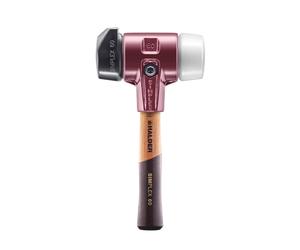 Maillet SIMPLEX caoutchouc chargé avec pied / superplastique Ø60mm HALDER