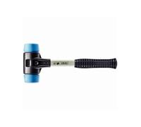 Maillet HALDER SIMPLEX TPE souple avec boîtier en fonte malléable renforcée et manche en fibre de verre - D=30 mm - 3701.030 G