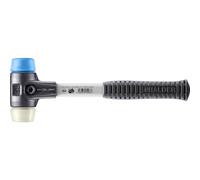 Halder Maillet SIMPLEX 3718.040 – Tête TPE souple/nylon, manche fibre de verre 40 mm