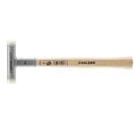 Maillet SUPERCRAFT, avec manche, vernis, en Hickory réduisant les vibrations, ergonomique | D=20 mm | 3366.020