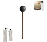 Maillets à friction pour gongs à tête ronde - Grande baguette pour gong - Produit des sons de baleine - Maillets résonnants pour outil sonore (L)