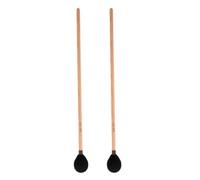 Maillets de Xylophone Mq-06 en Bois, Paire pour Marimba | Manche en Bois, Fil de Laine Noir, Poids Équilibré et Surface Lisse, sans Bavures, Usage Musical