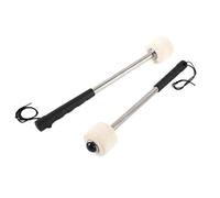 Mailloches pour Grosse Caisse de Marche 1 paire d'accessoires en Feutre,