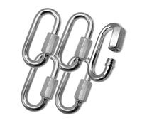 Maillon à visser - TERRE JARDIN - Lot de 5 pièces - Gris - Utilisation pour escalade