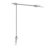 Maillon anti-perche pour équipement de pêche conçu pour séparer le crochet du plomb pour une meilleure présentation des appâts (30 cm)