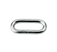 Maillon D zingué Kerbl (x1) Argenté 40x6 mm