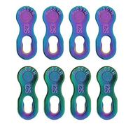 Maillon de chaîne de vélo, 4Pair Steel Bike 12Speed Chain Missing Link Connector Parts Cycling Accessory(coloré)