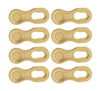 Maillon de chaîne de vélo Chaîne de vélo en Acier Joint de vélo Maillon de chaîne à libération Rapide Accessoire de vélo pour chaîne à 11 Vitesses(d'or)