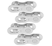 Maillon de chaîne vélo 4 Paires en Acier 11 Vitesse manquant Lien connecteur pièces Accessoire vélo(d'or)-Connexion Rapide Chaîne De Vélo Vitesses