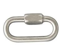 Maillon de jonction chaîne CHAPUIS 6 mm acier zingué 400 kg Argenté/gris G