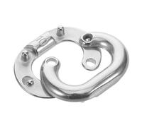 Maillon de Jonction de Chaîne Rapide en Acier Inoxydable 316 Argenté | Connexion Rapide, Fixation Sécurisée, Conception à Ouverture, Usage Intensif, pour Assemblage de Chaînes Métalliques