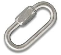 Maillon de jonction en acier zingué 5mm 280kg - CHAPUIS - 740/5 Noir G