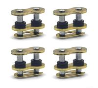 Maillon de Jonction pour chaîne 31mm Résistant pour usure 4 PCS | Acier inoxydable pour robuste, résiste pour usure, compatible 428 520 525 530, lot de 4, maintenance facile
