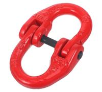Maillon de Liaison en Acier 2t Rouge pour Chaîne de Levage | Verrouillable, Goupille Anti-chute, Démontable, Style Mixte, Connecteur D'attelage pour Usage Industriel Plusieurs styles
