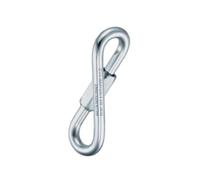 Singing Rock Mallon Big Twist Carabiner 8 Mm Argenté