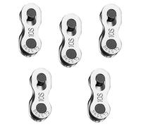 Maillon Rapide Connecteur de Chaîne de Vélo, 5 Paires, Compatible avec Vitesse 9-10, Kit de Réparation pour Vélo