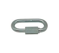 Maillon rapide "ESL01" 50,5x24mm, épaisseur 5mm et entrée 7mm, en acier galvanisé (2 unités)