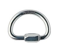 Maillon rapide - PETZL - Demi-Rond - Aluminium léger - Supporte charges 3 axes - Spéléo/Alpinisme