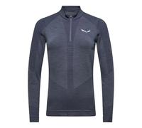 Maillot 1/2 zip femme Salewa Zerbu Med Warm AMR Bleu XL