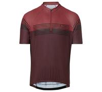 Vaude Bike Posta Half Zip Ii Short Sleeve Jersey Rouge S Homme