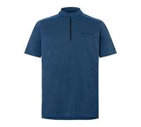 Vaude Bike Tamaro Half Zip Iv Short Sleeve T-shirt Bleu S Homme