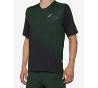 Maillot manches courtes 100 celium forest vert noir