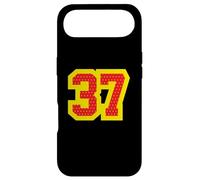 Maillot #37 Athletic Style Varsity Sports numéroté en Bloc Coque pour iPhone Air