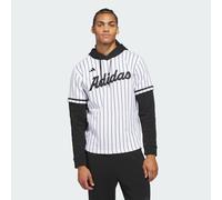 adidas Men's Maillot à Capuche Dugout Pinstripe