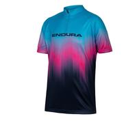 Maillot À Manche Courte Xtract S/S Jersey Enfant Electric Bleu Endura Cyclisme