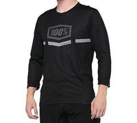 Maillot À Manches 3/4 Airmatic 100% Noir Lg 40018-00002