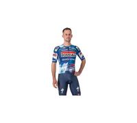 Castelli Aero Race 8s Short Sleeve Jersey Bleu M Homme Score / Blue-Red