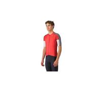 Maillot Castelli Entrata 6 manche courte rouge gris - L