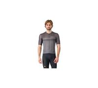 Maillot a manches courtes castelli simbolo homme gris noir