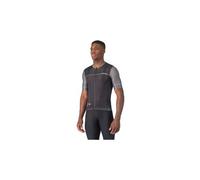 Maillot a manches courtes castelli unlimited endurance 2 noir blanc