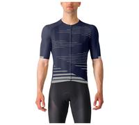 Maillot Castelli Climber's 4.0 Rosso Corsa manche courte bleu foncé argent - XL
