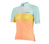Maillot Endura FS260-Pro II manche courte bleu orange jaune femme - L