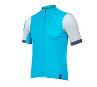 Maillot À Manches Courtes FS260 S/S Jersey Haute Visibilité Bleu Endura Cyclisme