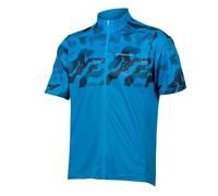 Maillot À Manches Courtes Hummvee Ray S/S Jersey Électrique Bleu Endura Cyclisme