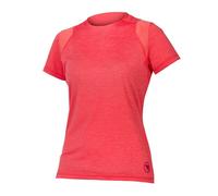 Endura Singletrack Short Sleeve T-shirt Rouge L Femme Punch Pink