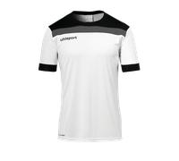 uhlsport Offense 23 Maillot de Football à Manches Courtes pour Homme S Noir/Anthracite/Blanc